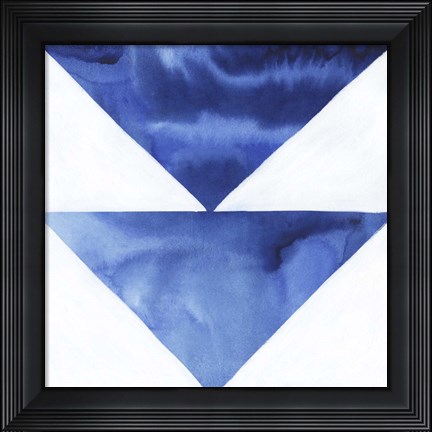 Framed Blue Screen VI Print