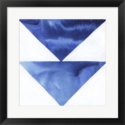 Framed Blue Screen VI Print