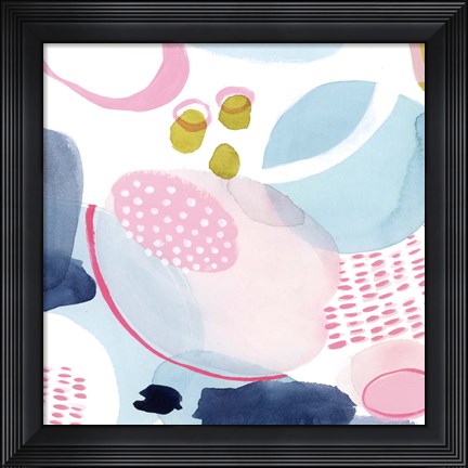 Framed Frolic Form II Print