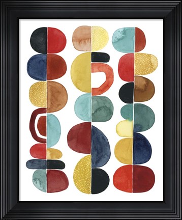Framed Midcentury Sunrise II Print