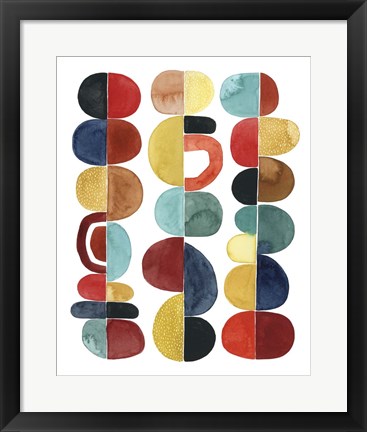 Framed Midcentury Sunrise II Print