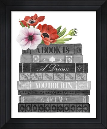 Framed Book Dream I Print