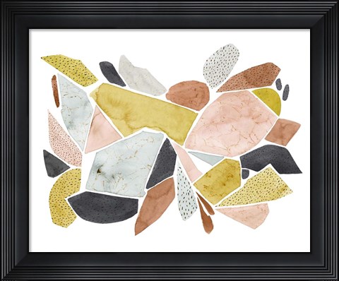 Framed Tuscan Terazzo II Print
