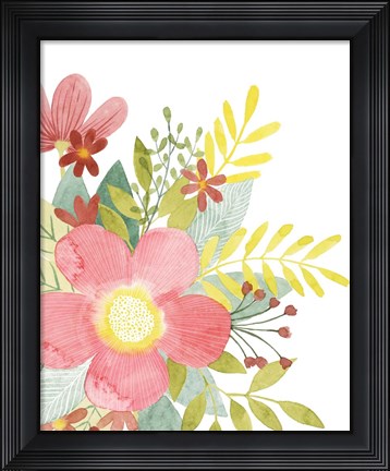 Framed Colossal Florals I Print