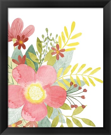Framed Colossal Florals I Print
