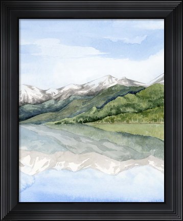 Framed Mirror Lake II Print