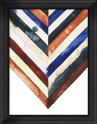 Framed Desert Layers I Print