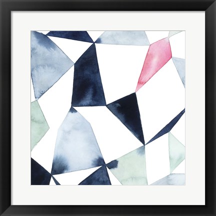 Framed Geo Gems III Print