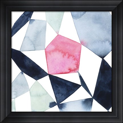 Framed Geo Gems IV Print