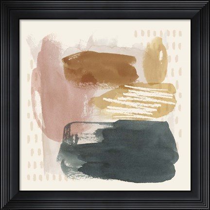 Framed Ochre Echo IV Print