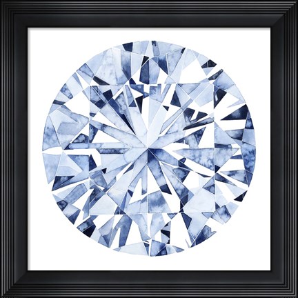 Framed Diamond Drops I Print