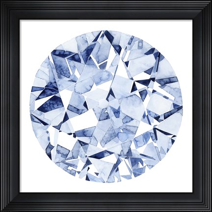 Framed Diamond Drops II Print