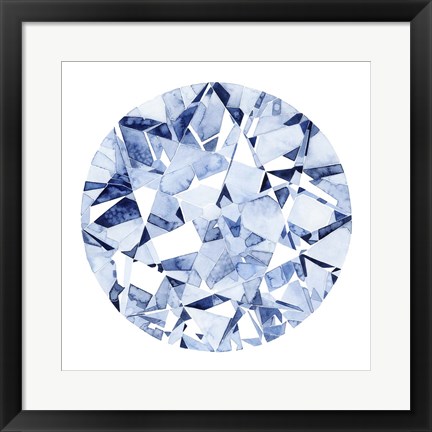 Framed Diamond Drops II Print