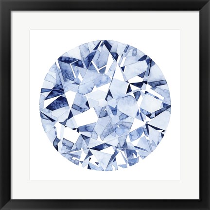 Framed Diamond Drops II Print