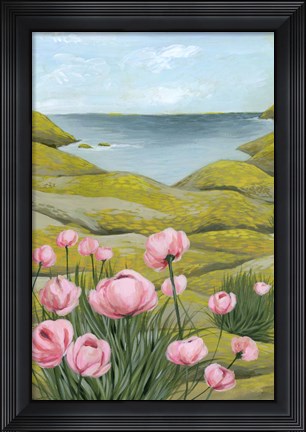 Framed Cliffside II Print