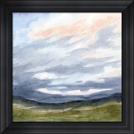 Framed Windswept Horizon I Print