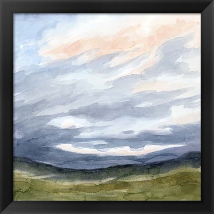 Framed Windswept Horizon I Print