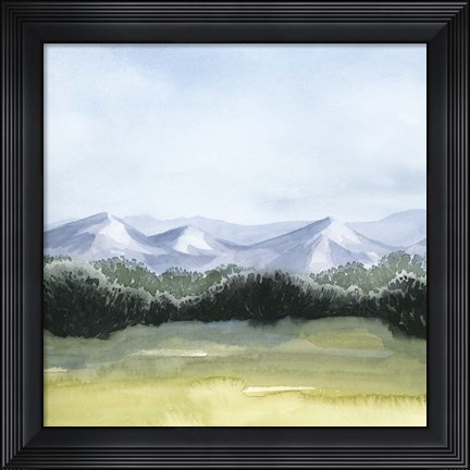 Framed Blue Mountain Break I Print
