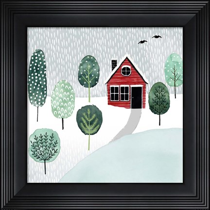 Framed Christmastown II Print