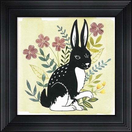 Framed Floral Forester IV Print