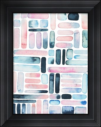 Framed Prisma Puzzle I Print
