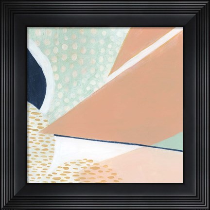 Framed Peach Eclipse III Print