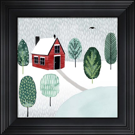 Framed Christmastown I Print
