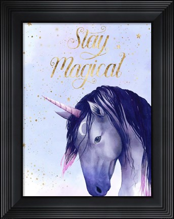 Framed Unicorn Universe  I Print