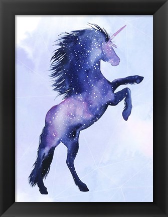 Framed Unicorn Universe  III Print