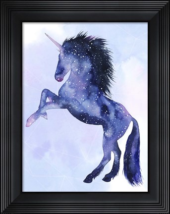 Framed Unicorn Universe  IV Print