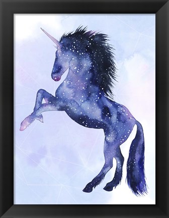 Framed Unicorn Universe  IV Print