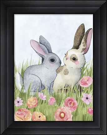 Framed Somebunny Love I Print