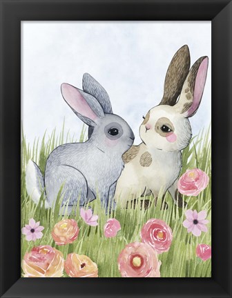 Framed Somebunny Love I Print