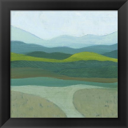 Framed Blue Mountains I Print