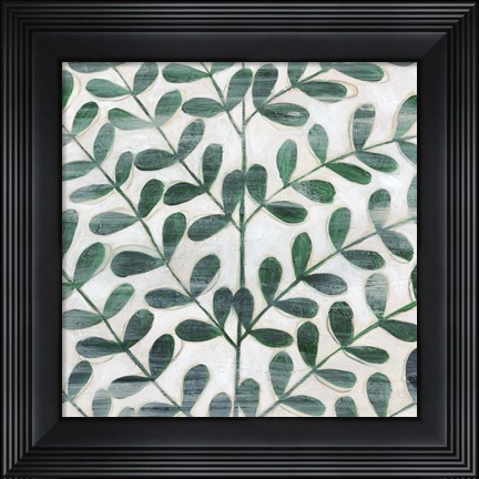 Framed Emerald Palm I Print