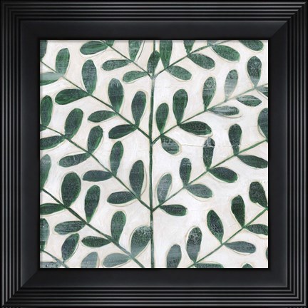 Framed Emerald Palm II Print