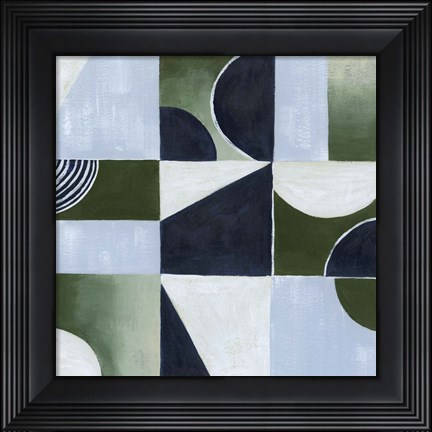 Framed Crop Circles I Print