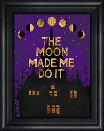 Framed Hallow&#39;s Eve I Print