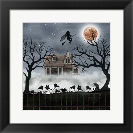 Framed Harvest Moon II Print