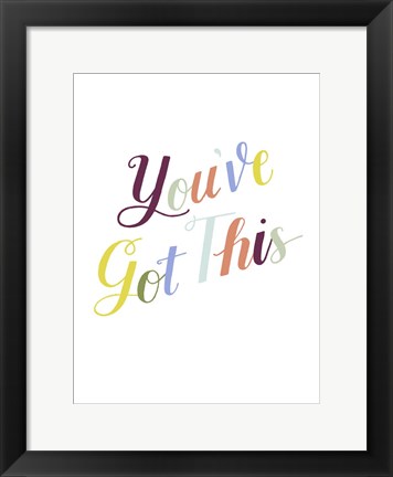 Framed Be Yourself II Print