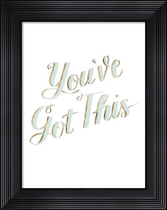 Framed Be Yourself IV Print