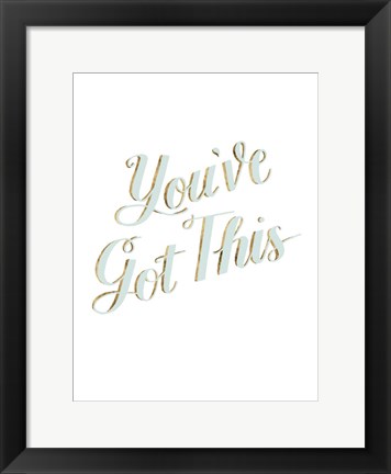 Framed Be Yourself IV Print