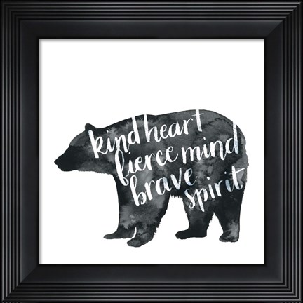 Framed Wise Walker I Print