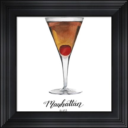 Framed Classic Happy Hour III Print