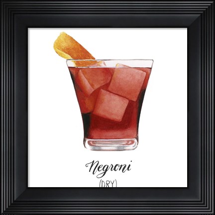 Framed Classic Happy Hour IV Print