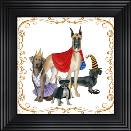 Framed Howloween I Print