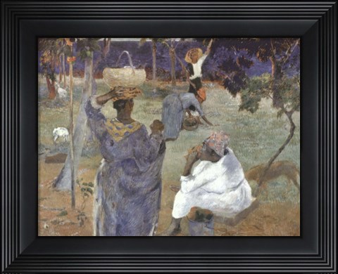 Framed Martinique, 1887 Print