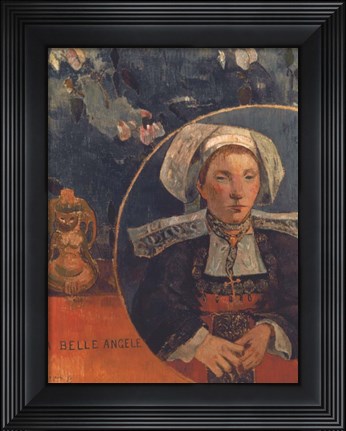 Framed Belle Angele, 1889 Print