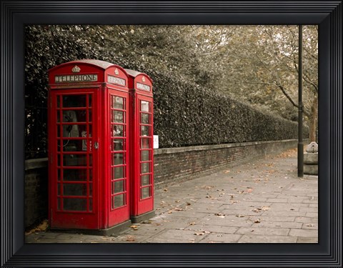 Framed London Scene I Print