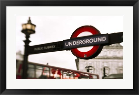 Framed London Scene III Print